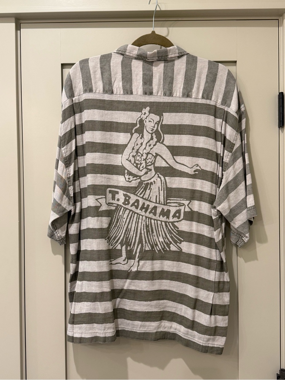 RARE Vintage Tommy Bahama Linen Stripe Shirt
